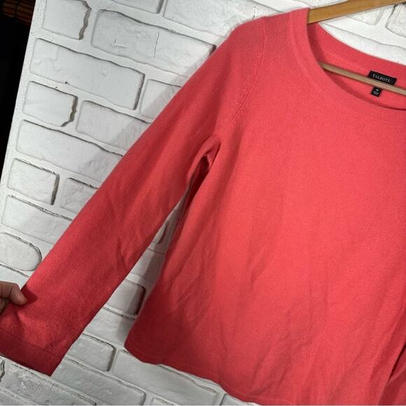 Talbots 100% Cashmere Crewneck Sweater Size Medium - Picture 8 of 8